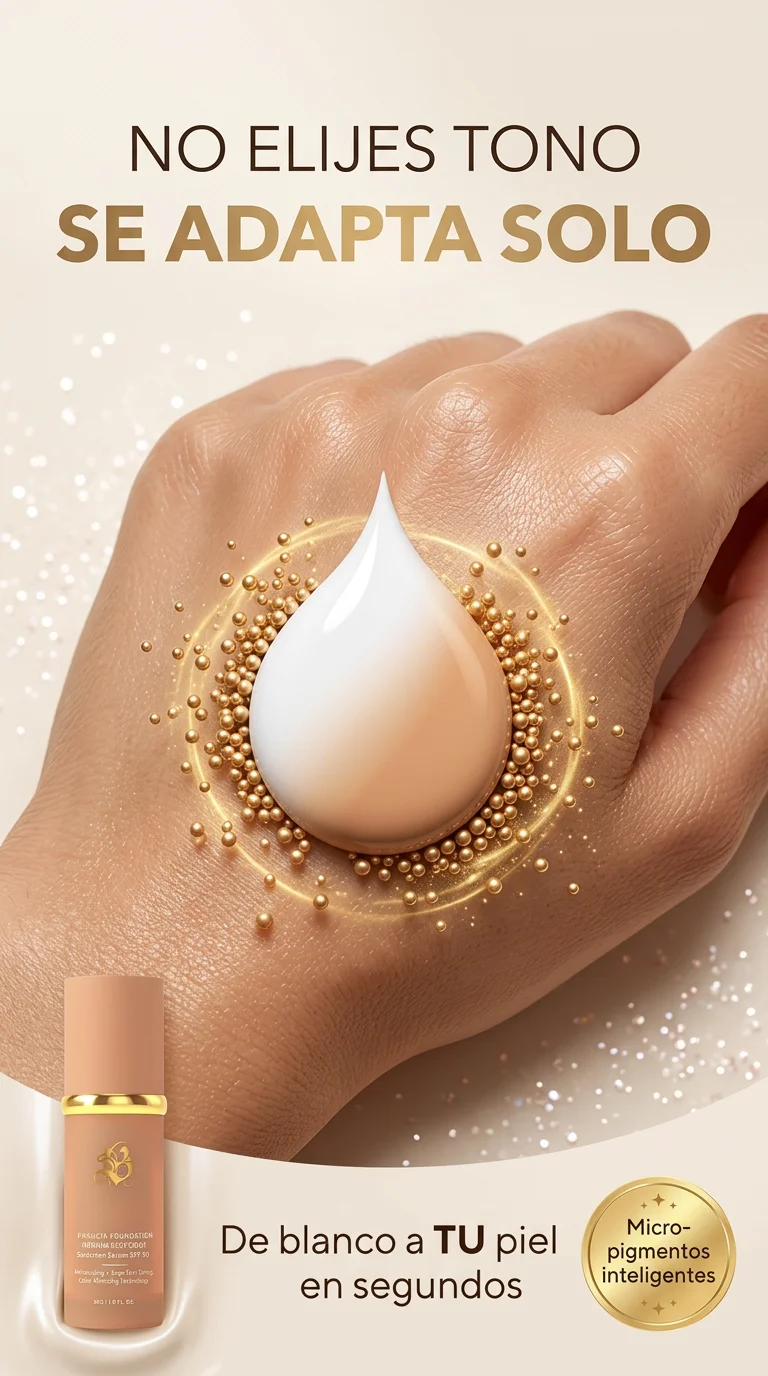 Base Adaptativa Biomimic 4 en 1™ – Tono Perfecto Inteligente