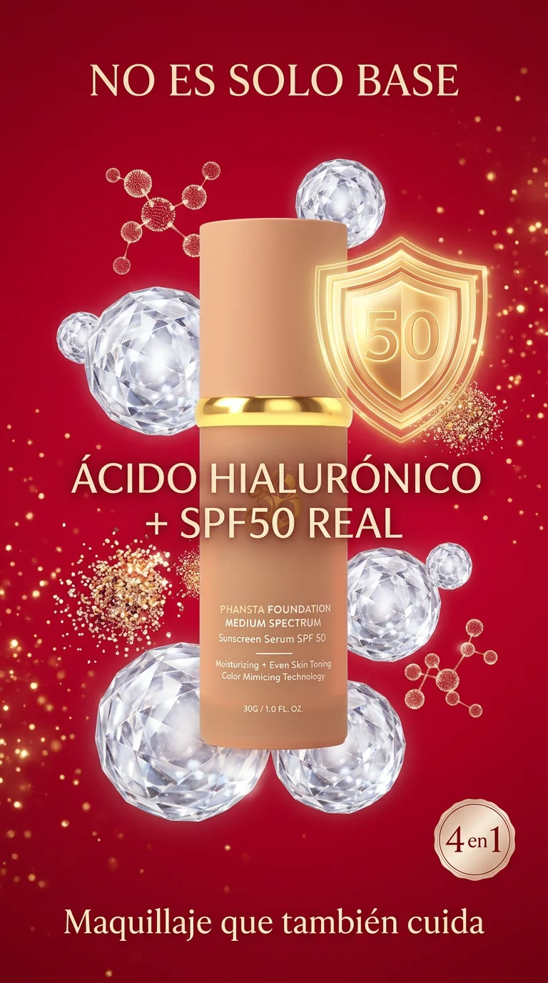 Base Adaptativa Biomimic 4 en 1™ – Tono Perfecto Inteligente