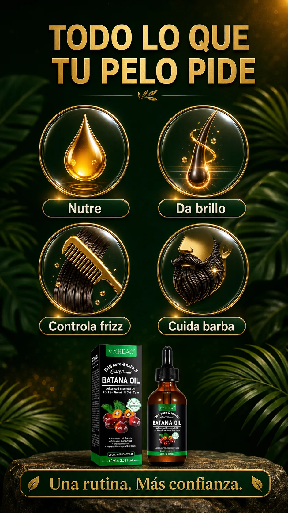 Aceite de Batana – Crecimiento Capilar Natural desde la Raíz