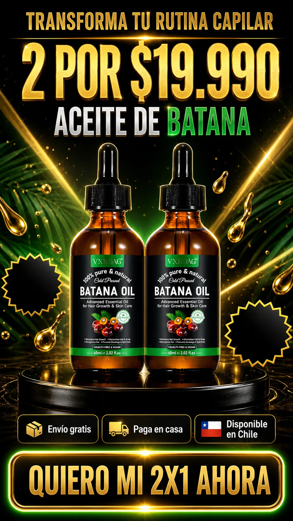 Aceite de Batana – Crecimiento Capilar Natural desde la Raíz