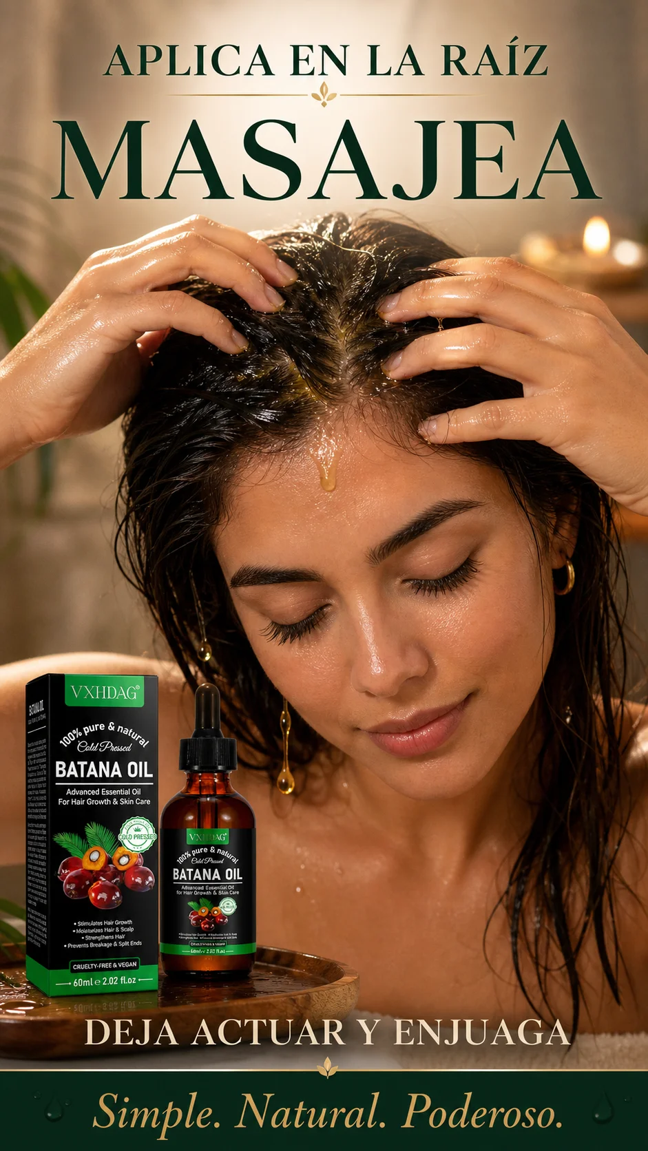 Aceite de Batana – Crecimiento Capilar Natural desde la Raíz