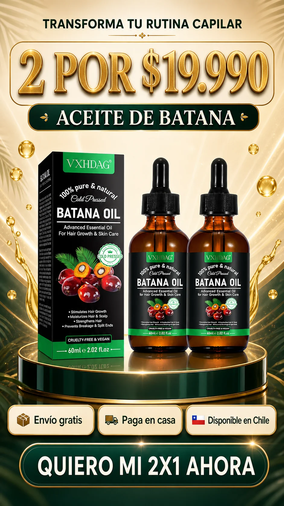 Aceite de Batana – Crecimiento Capilar Natural desde la Raíz